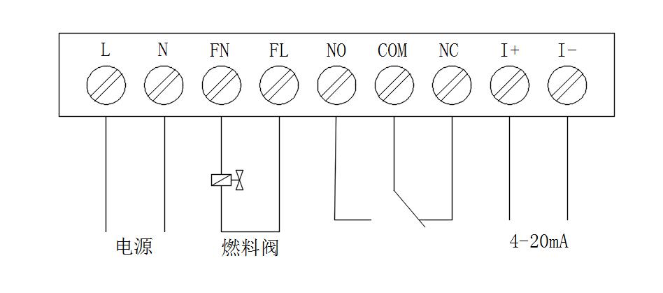 RXZJ-102T一体化紫外线火焰监测器接线图